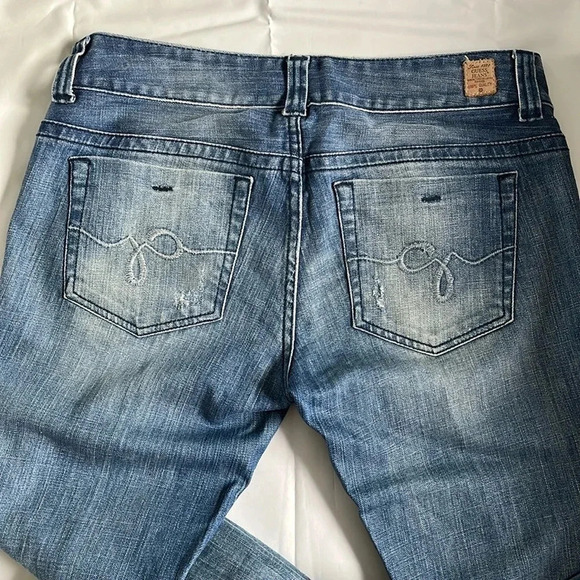 Daredevil Stretch Bootcut Low-Rise  Y2K Jeans, Size 30 - Picture 5 of 10